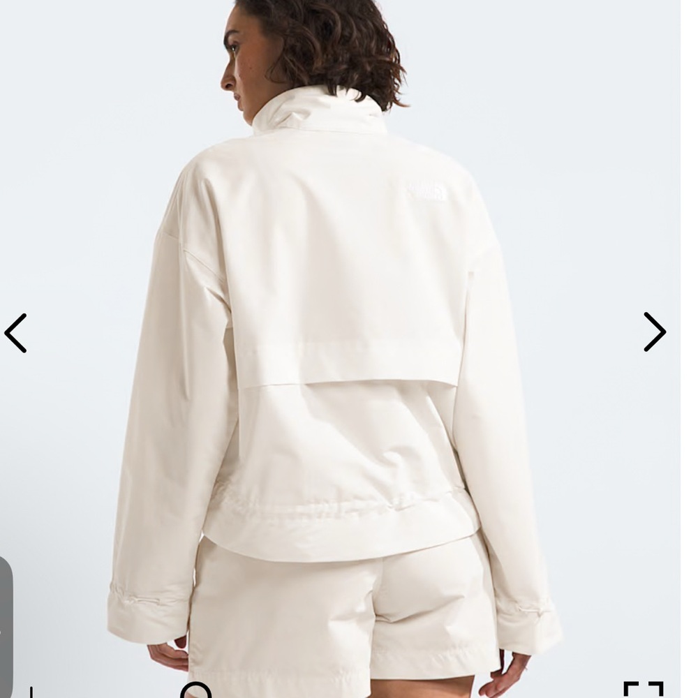 TNF Easy wind Pullover WHITE DUNE size XL - Picture 2 of 8